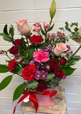 Valentine's Day Box Arrangement